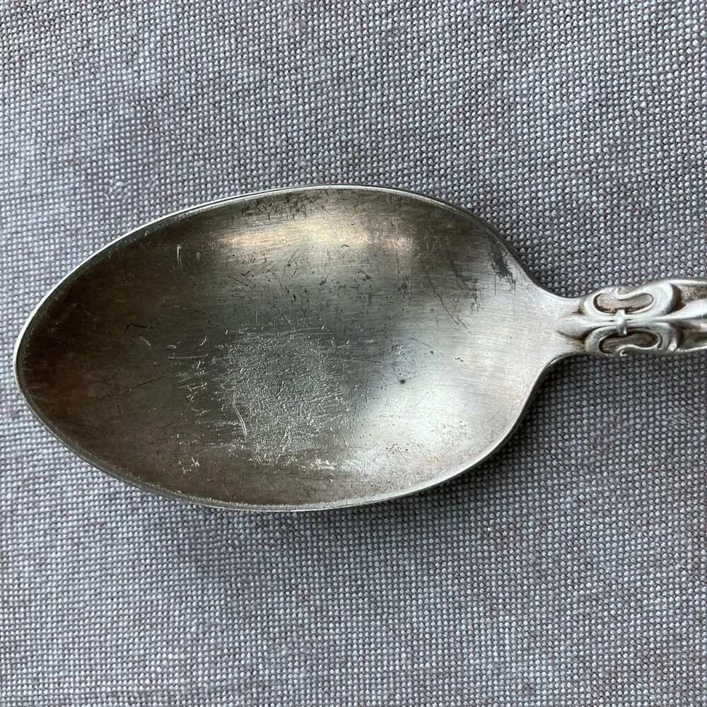 Antique France Souvenir Spoon, silverplate, Collectible - American Silver Co.